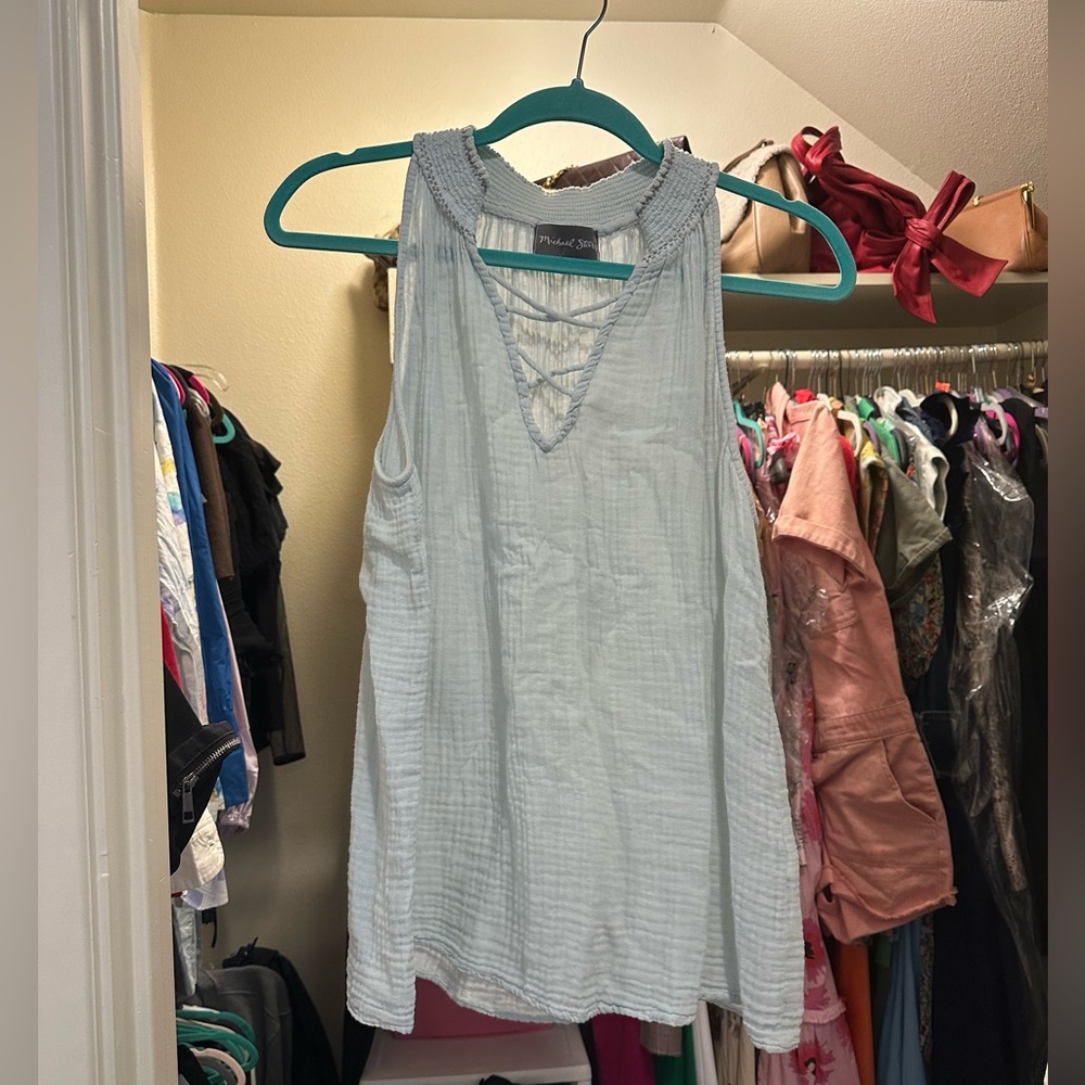 Michael Stars Gauze Tank Top